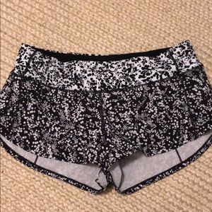Lululemon speed shorts, like new